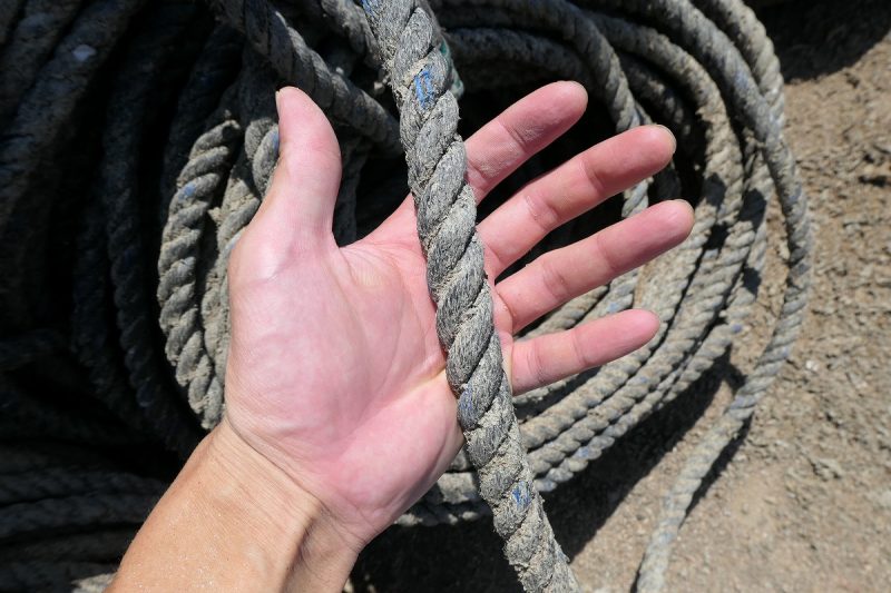 海苔網セットのロープ